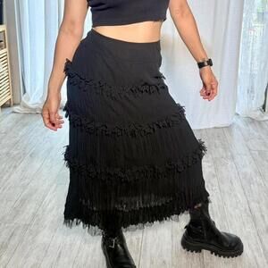 Kaelyn Max Black Maxi Skirt – Size M